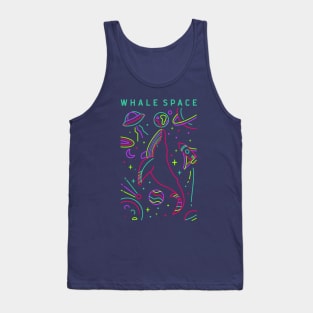 Whale Space Monoline Tank Top